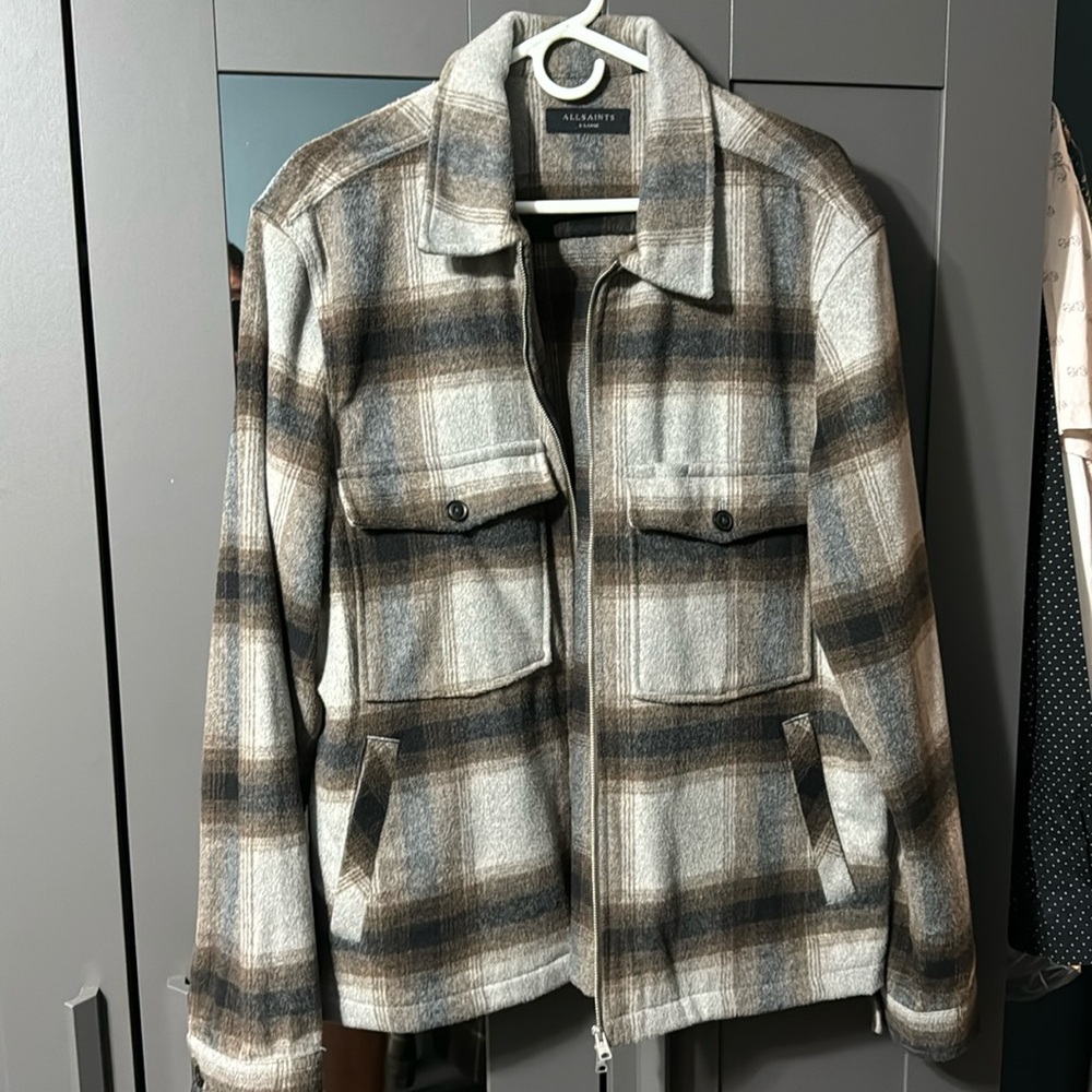 Allsaints Flannel Shacket - XL